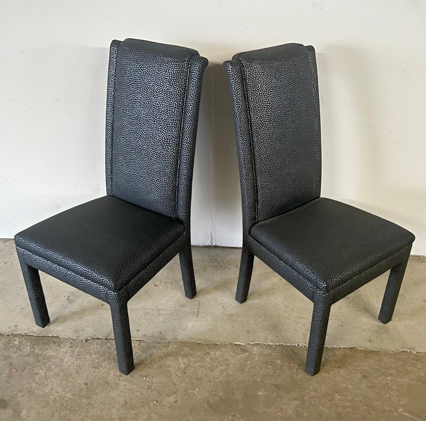 Vintage Modern Highback Dining Chairs by Bernhardt