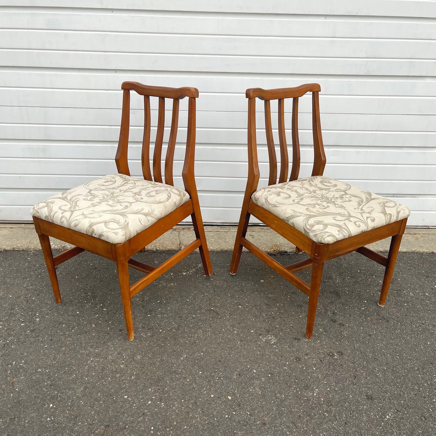 Mid-Century Modern Dining Room Chairs- Set of Six