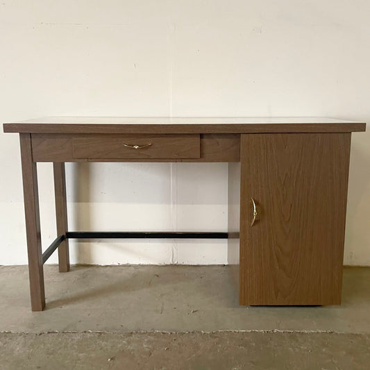 Mid-Century Modern Writing Desk With Drawers