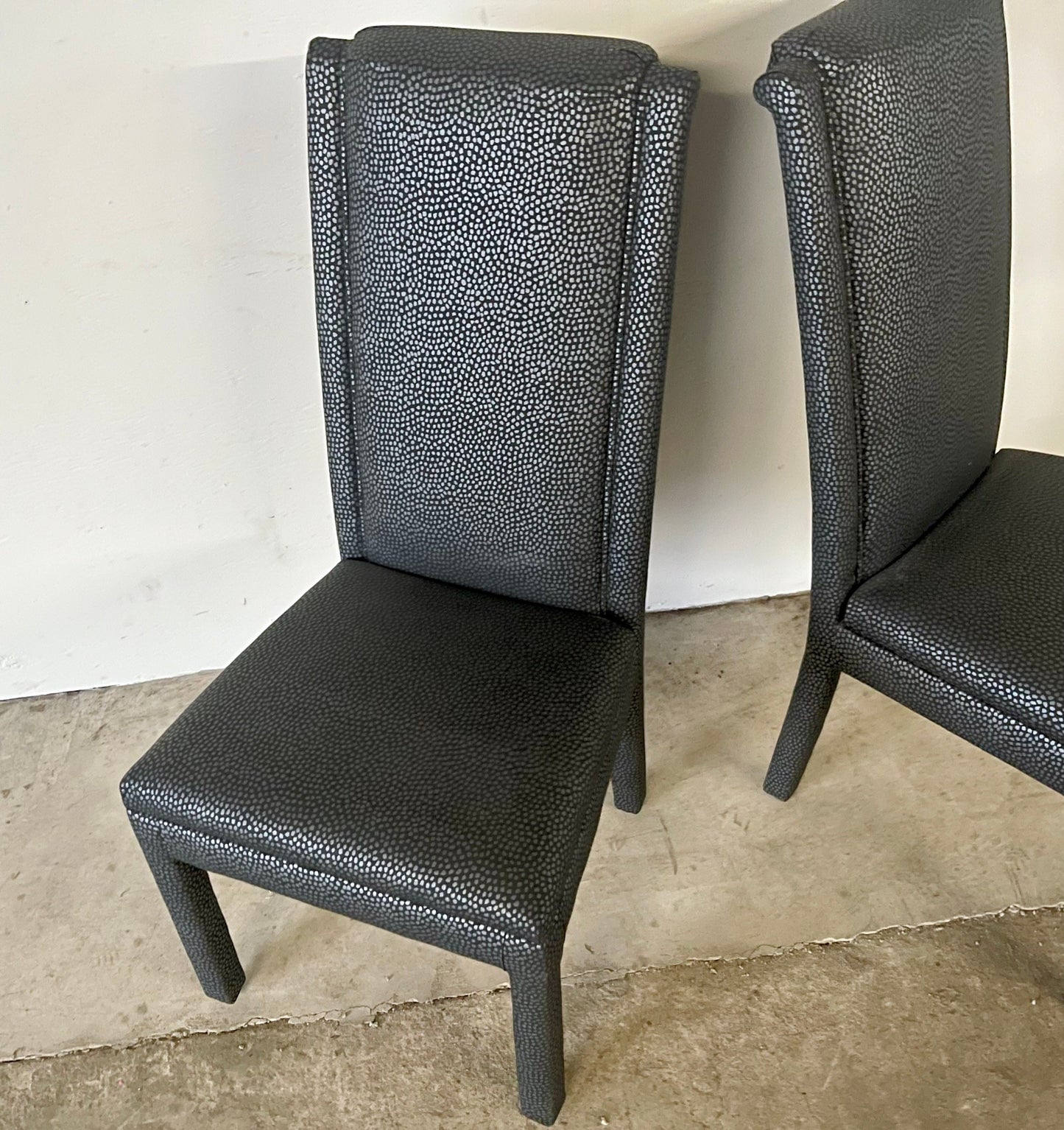 Vintage Modern Highback Dining Chairs by Bernhardt