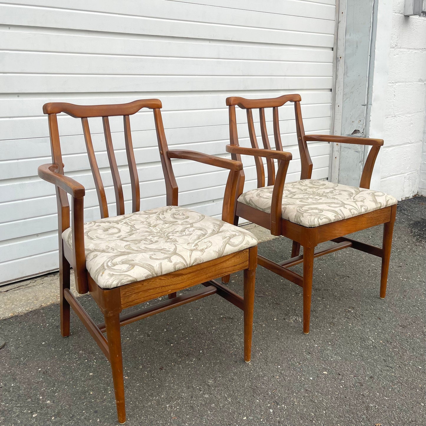 Mid-Century Modern Dining Room Chairs- Set of Six