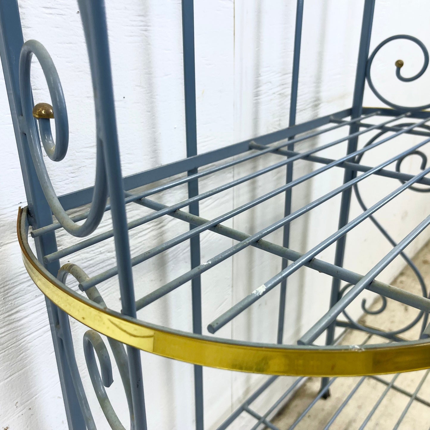 Vintage Modern Baker's Rack