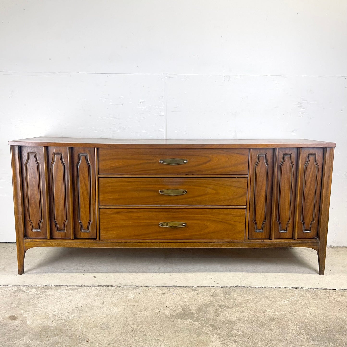 Mid-Century Dresser with Mirror by Kent Coffey