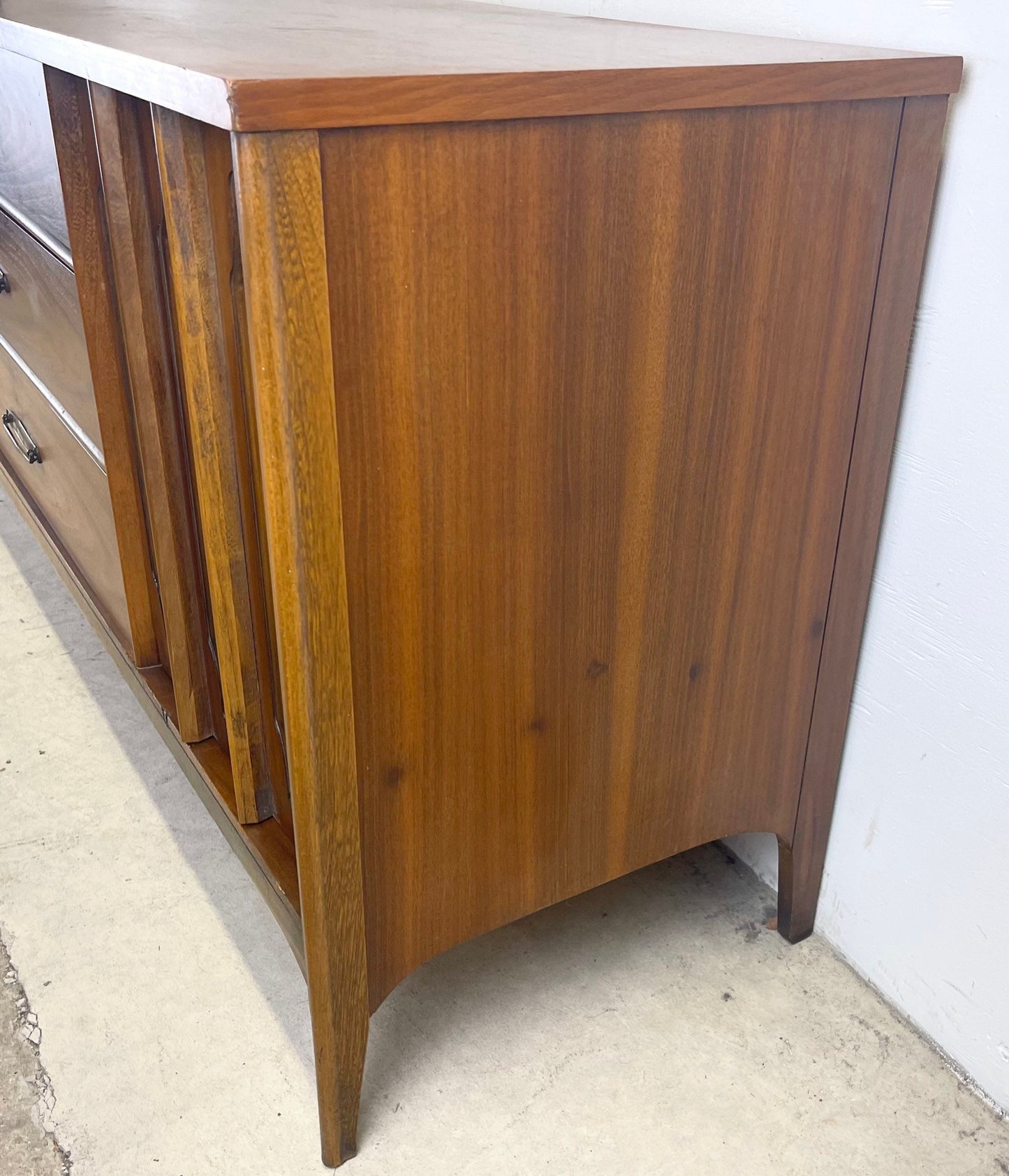 Mid-Century Dresser with Mirror by Kent Coffey