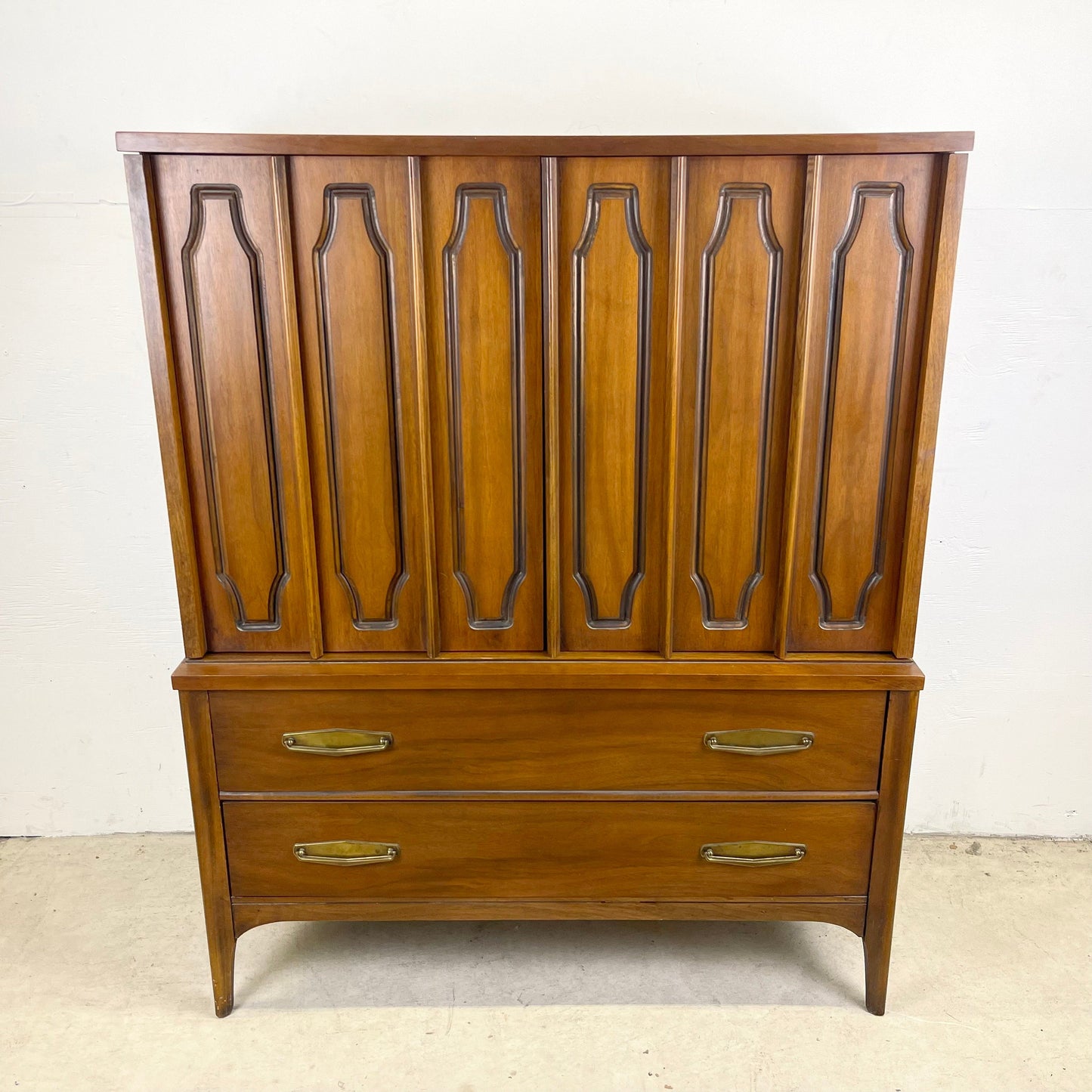 Mid-Century Modern Highboy Dresser by Kent Coffey
