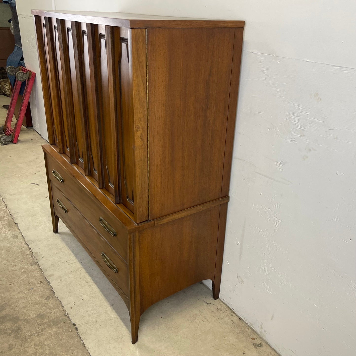 Mid-Century Modern Highboy Dresser by Kent Coffey