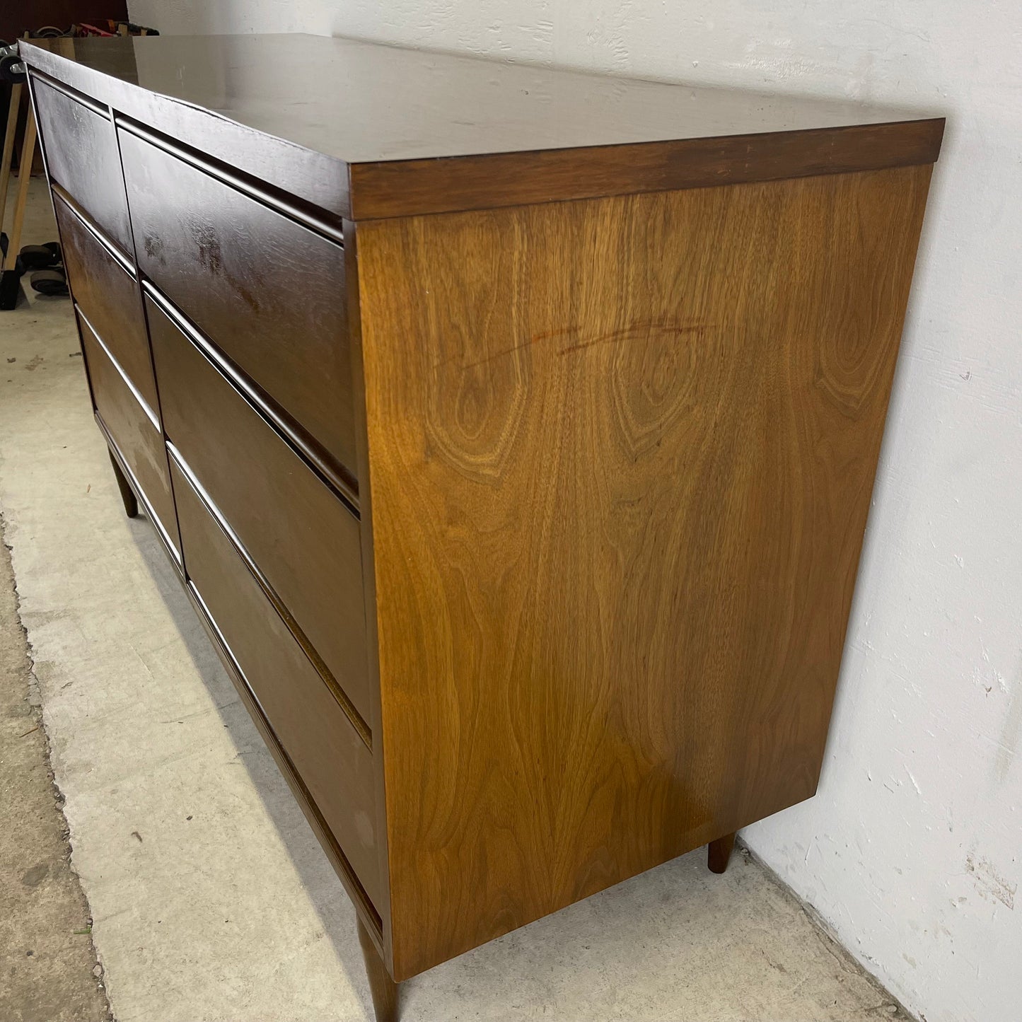 Mid-Century Dresser with Mirror