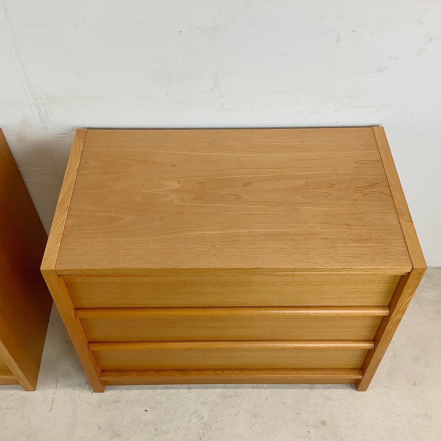 Scandinavian Modern Teak Three Drawer Dressers or Nightstands