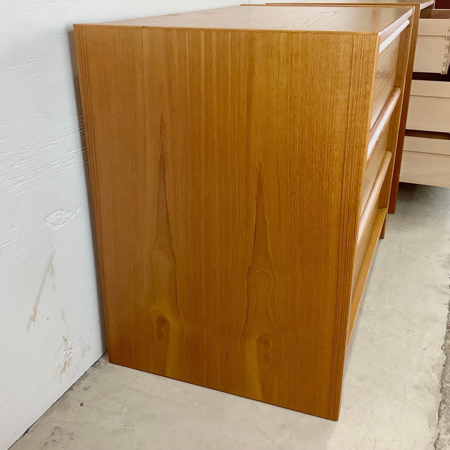 Scandinavian Modern Teak Three Drawer Dressers or Nightstands