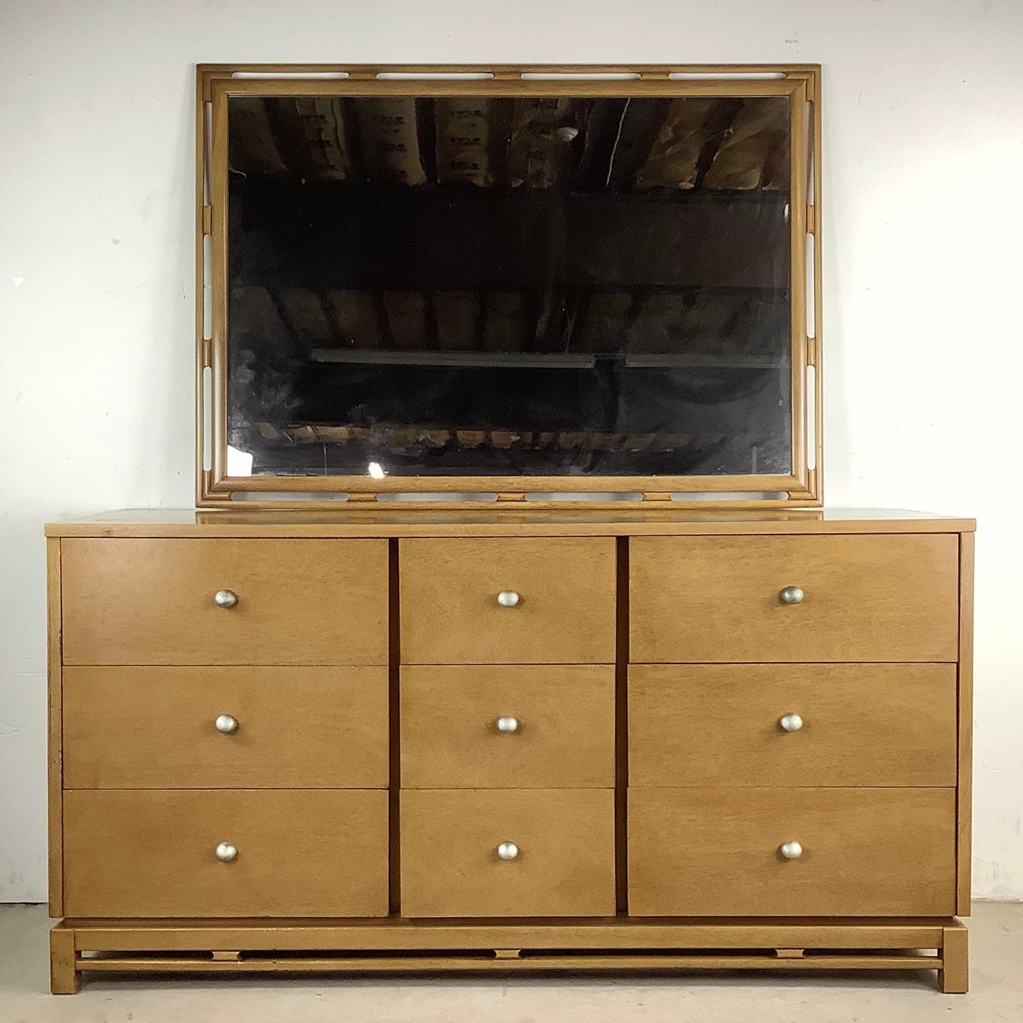 Mid-Century "Simplex" Dresser by Kent Coffey With Mirror