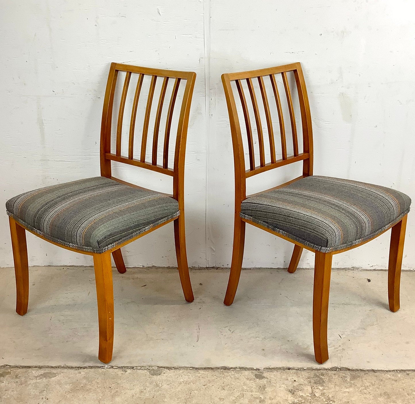 Mid-Century Style Mid-Back Dining Chairs- Set of Six