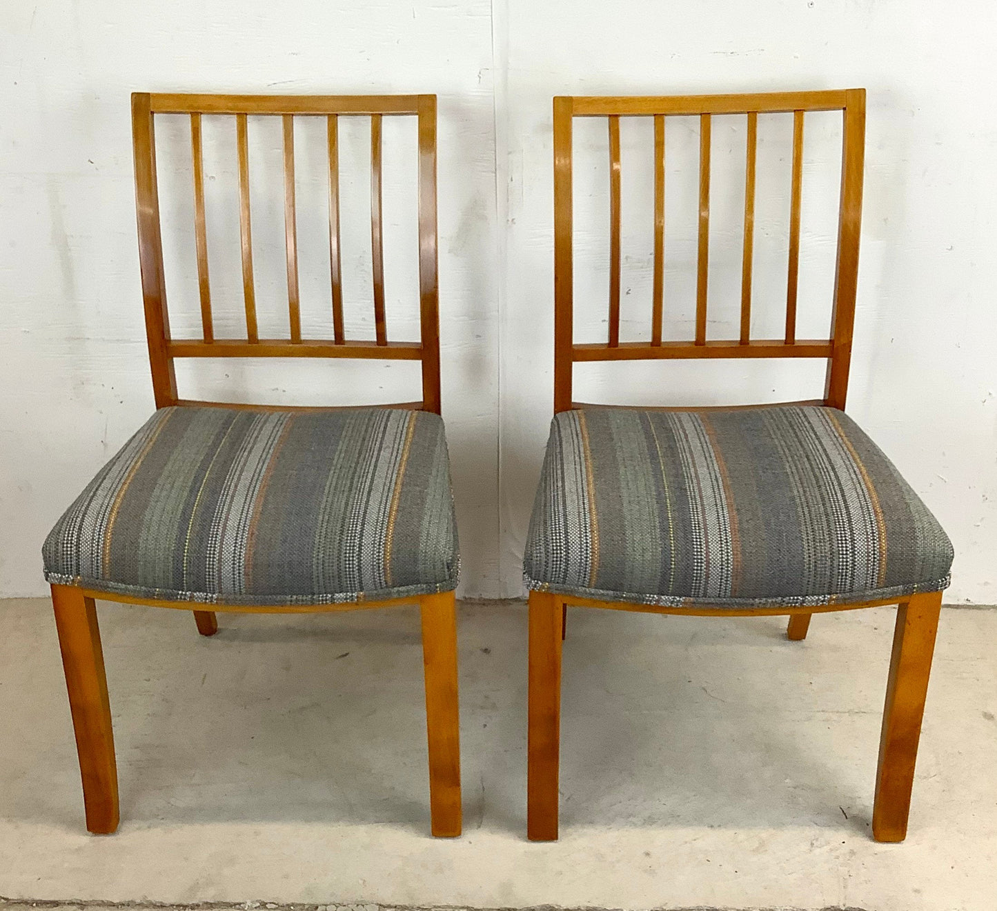 Mid-Century Style Mid-Back Dining Chairs- Set of Six