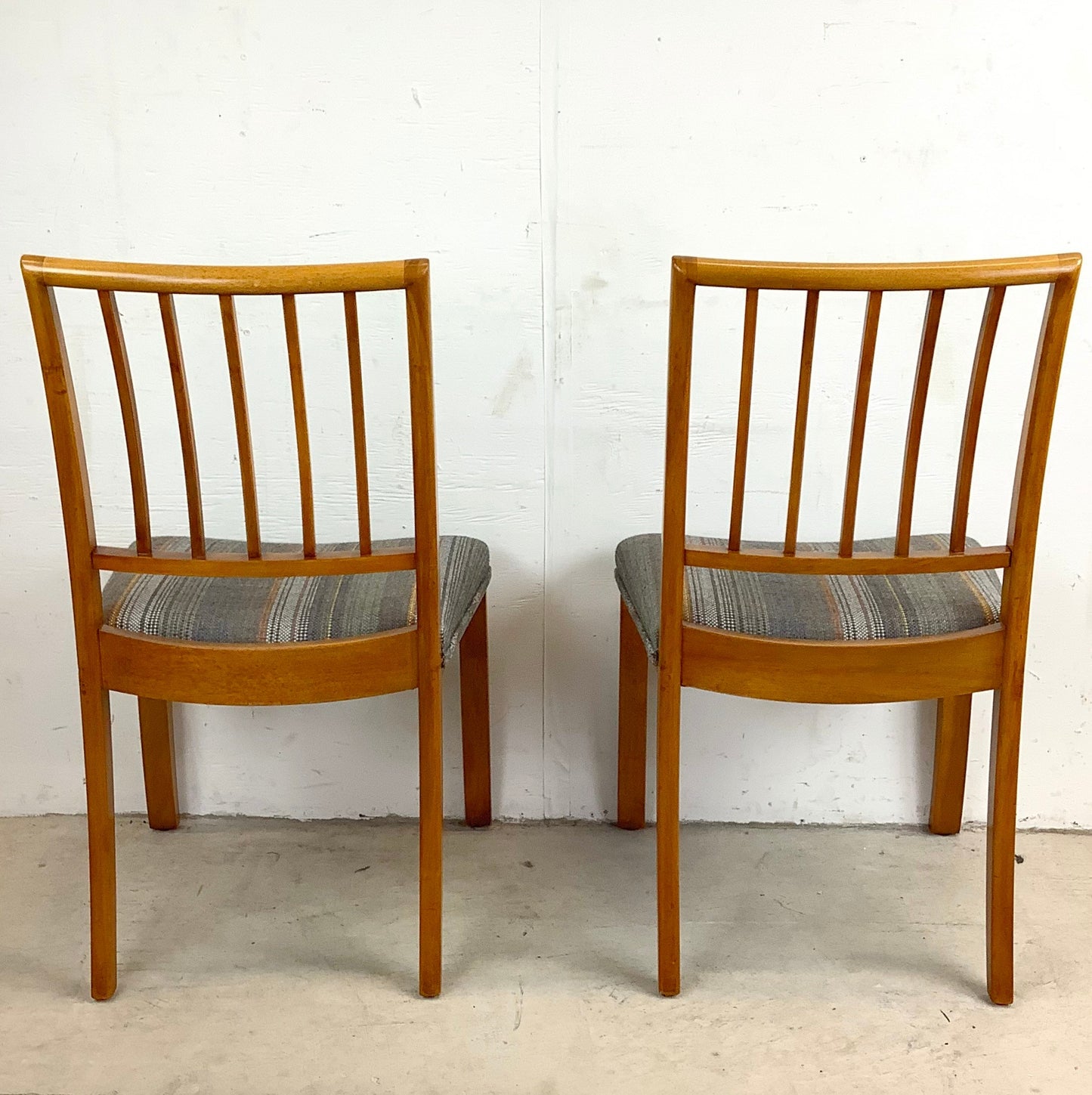 Mid-Century Style Mid-Back Dining Chairs- Set of Six