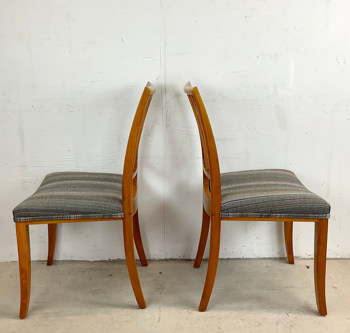 Mid-Century Style Mid-Back Dining Chairs- Set of Six