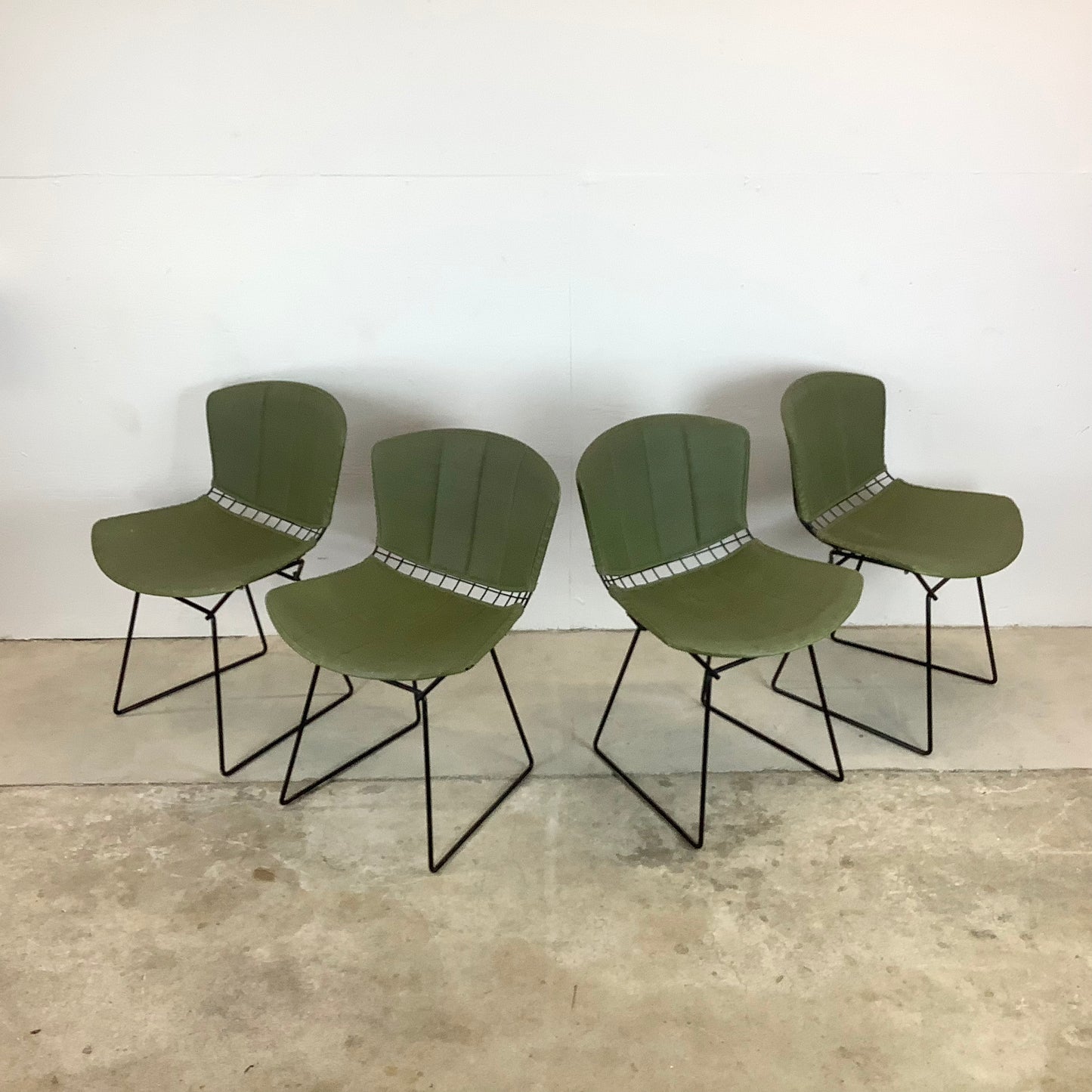 Mid-Century Bertoia Dining Chairs for Knoll