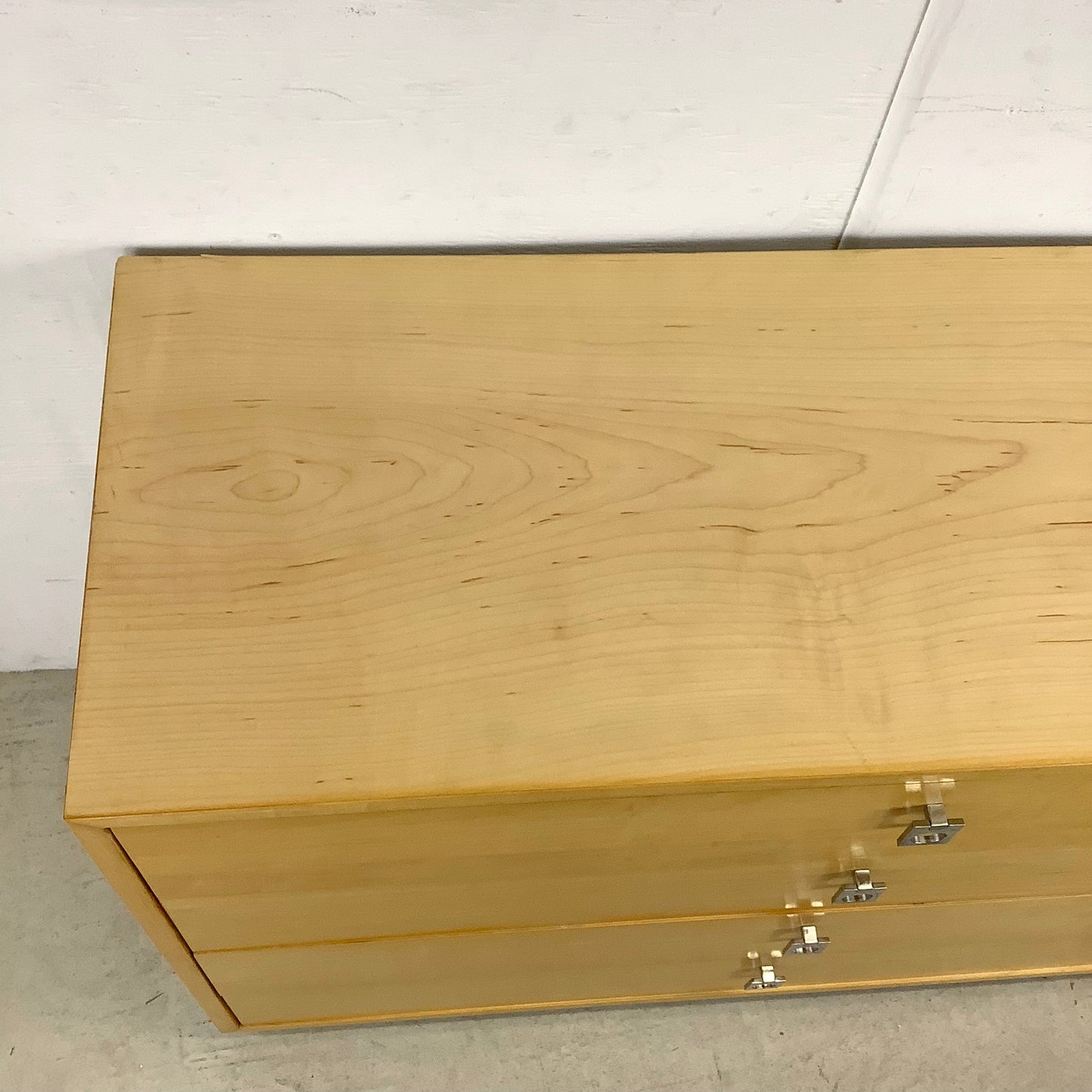 Petite Four Drawer Dresser with Chrome Handles