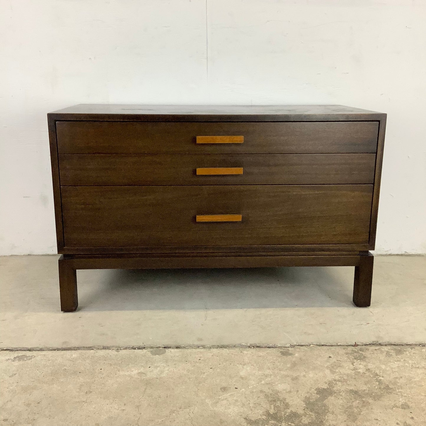 Mid-Century Three Drawer Nightstand or Chest by Harvey Probber