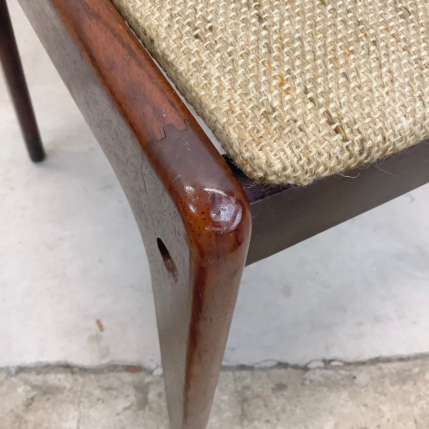 Vintage Modern Rosewood Dining Chairs- Set of Four