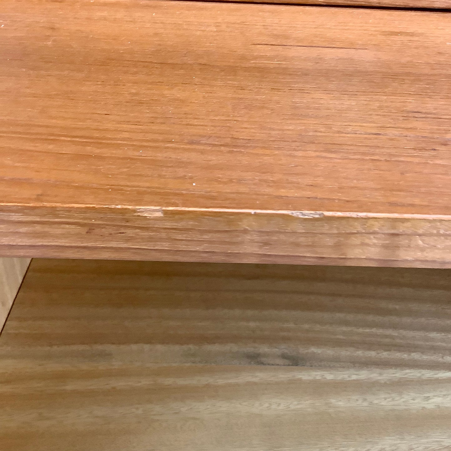 Vintage Modern Teak Bookcase With Cabinet and Sliding Glass Doors