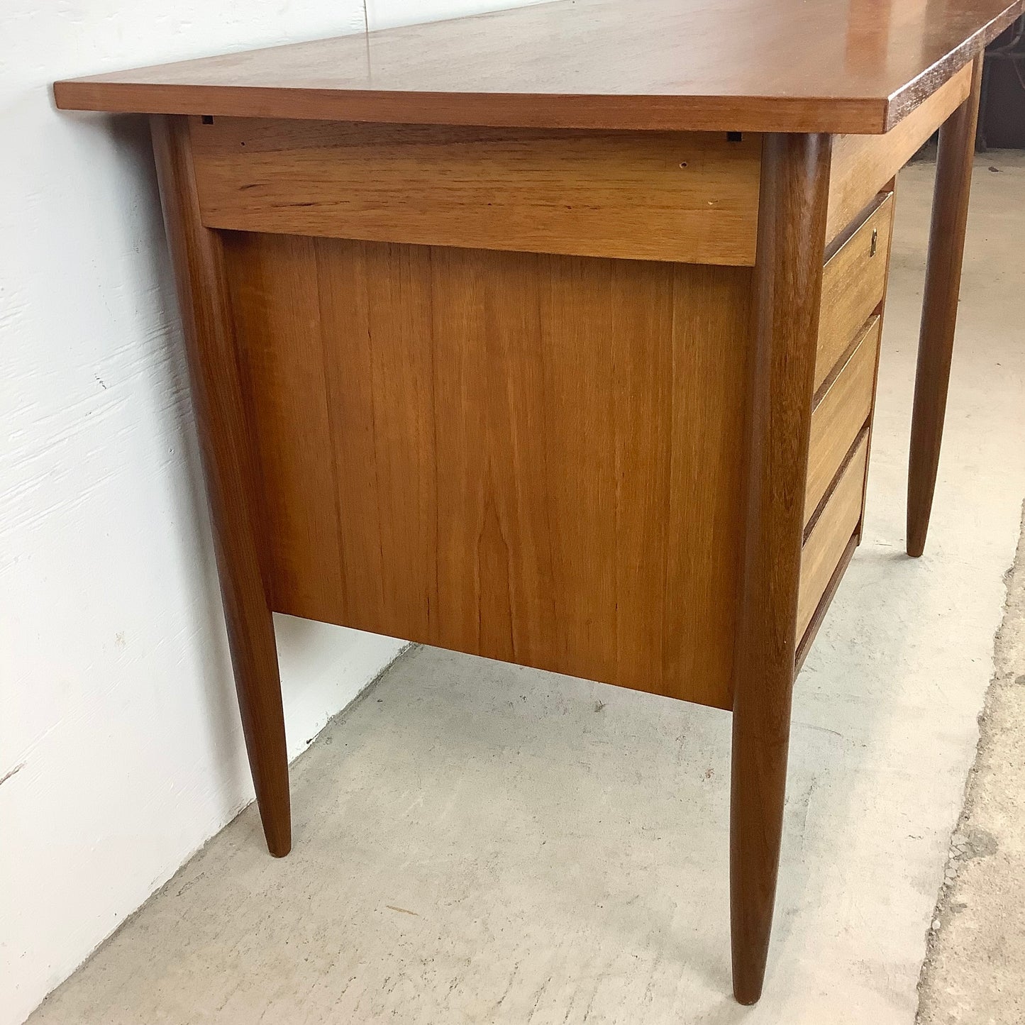 Scandinavian Modern Teak Writing Desk