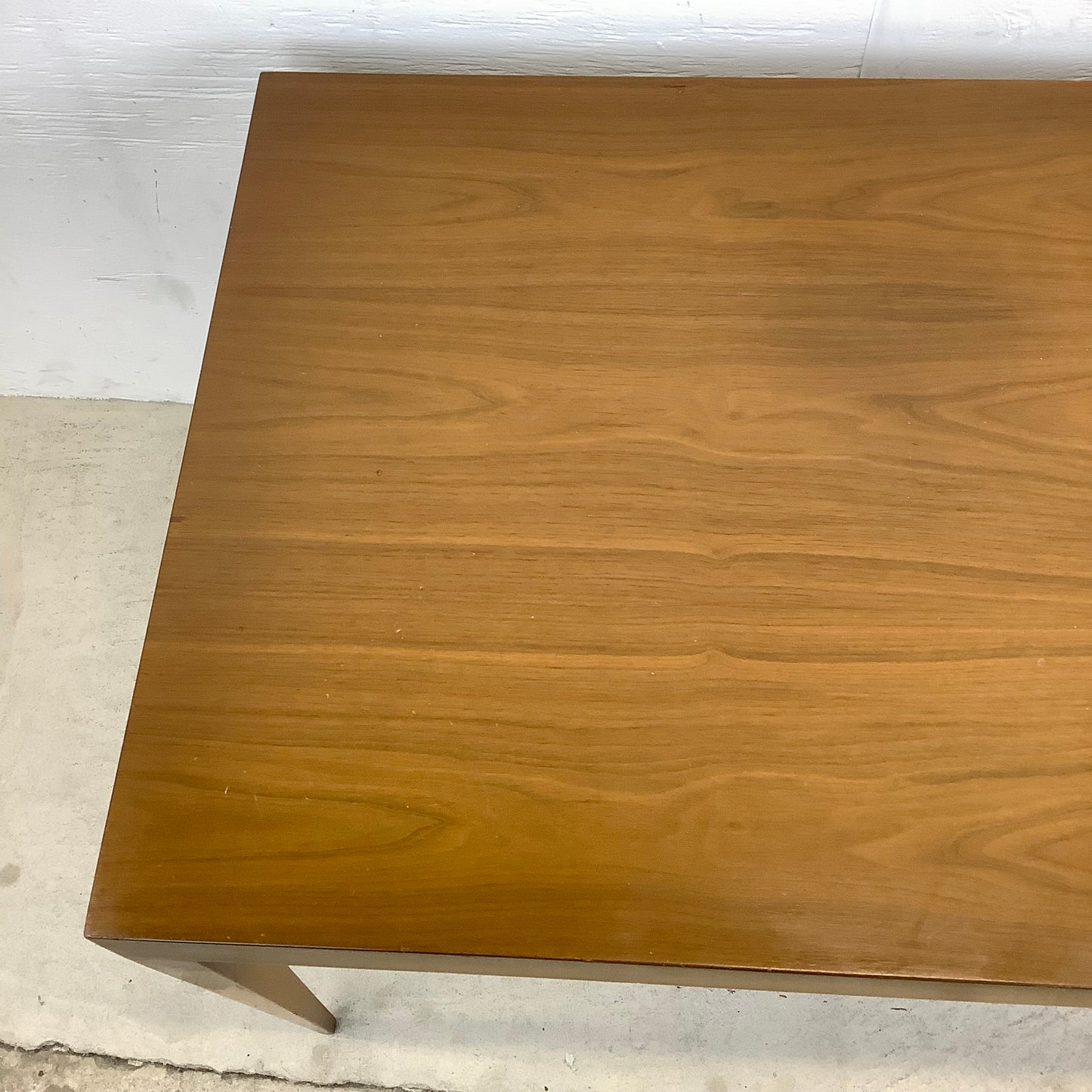 Mid-Century Tall Wooden End Table