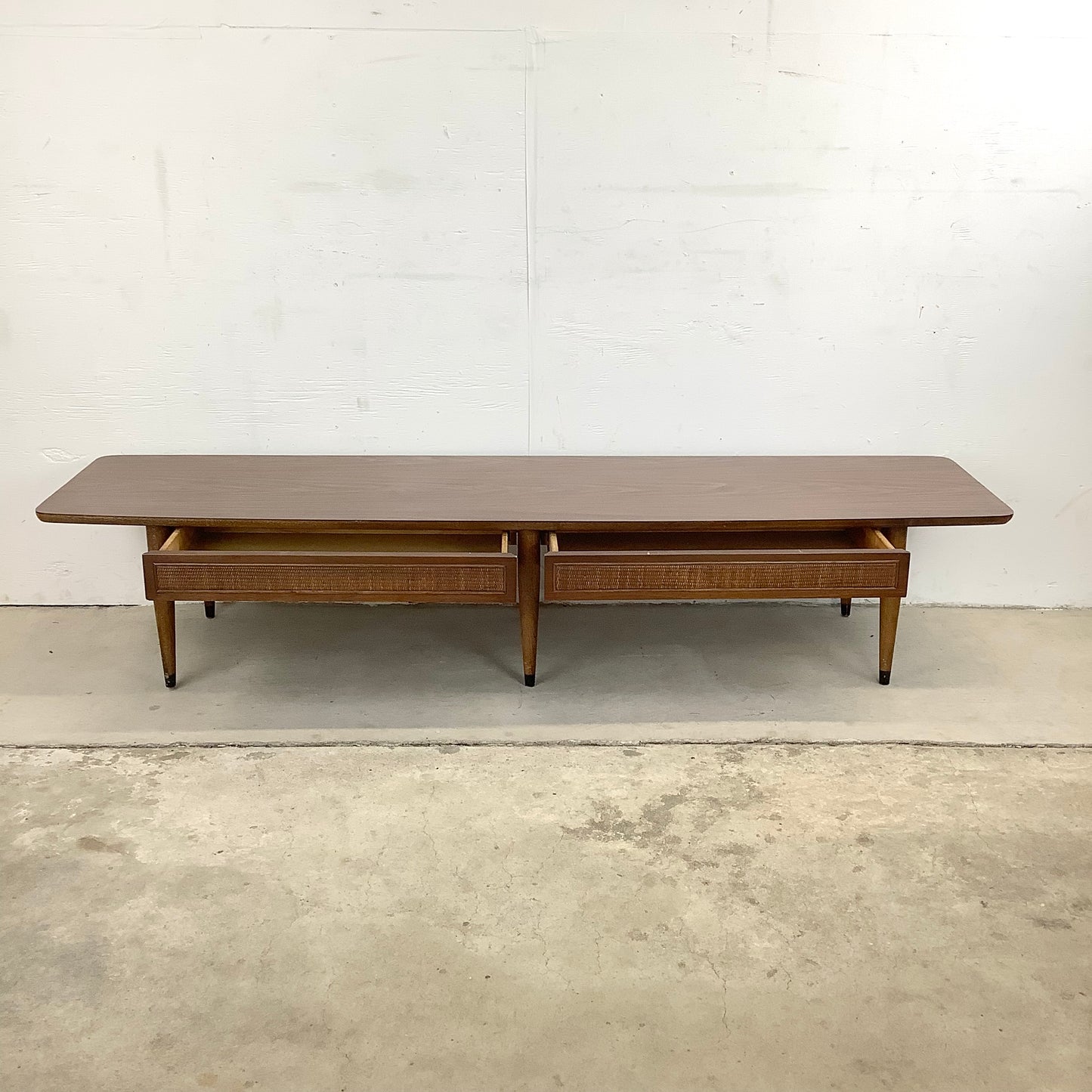 Mid-Century Coffee Table With Drawers by American of Martinsville