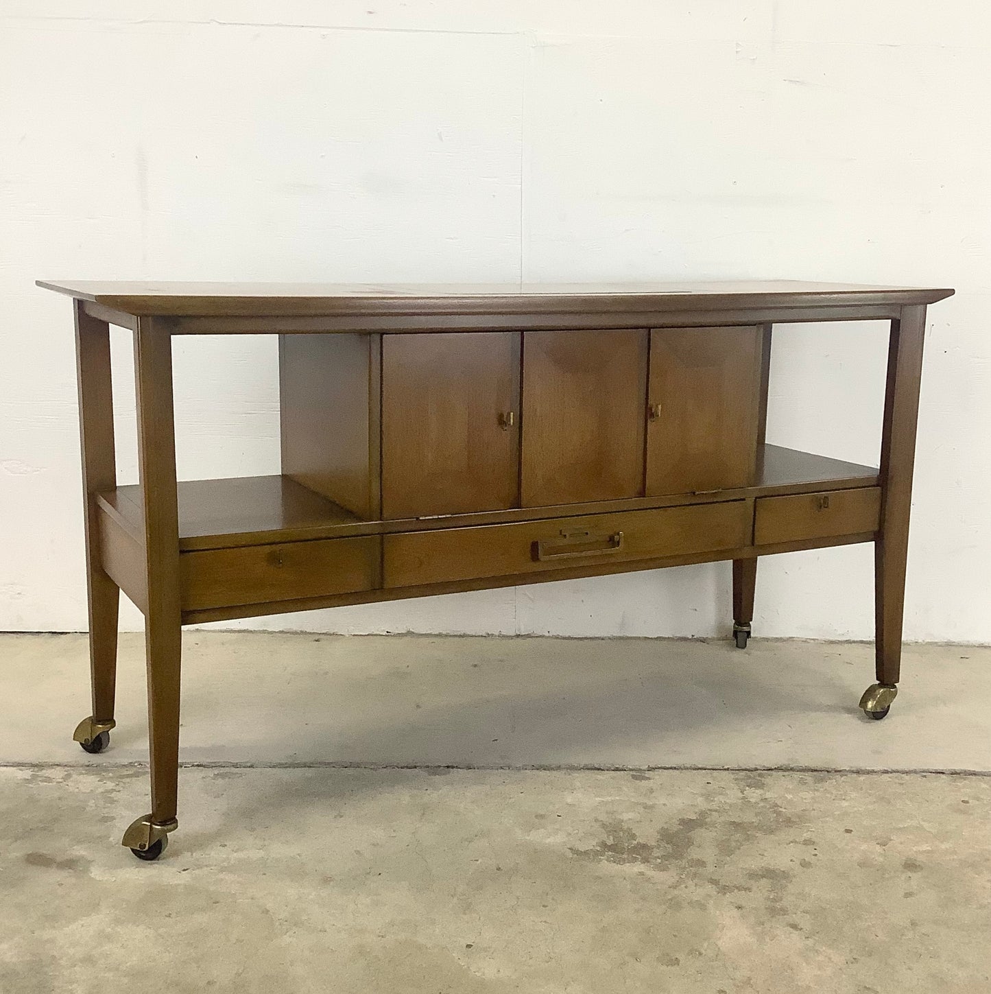 Mid-Century Bar Cart From White Furniture