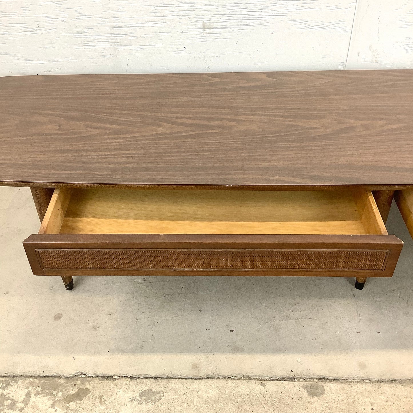 Mid-Century Coffee Table With Drawers by American of Martinsville