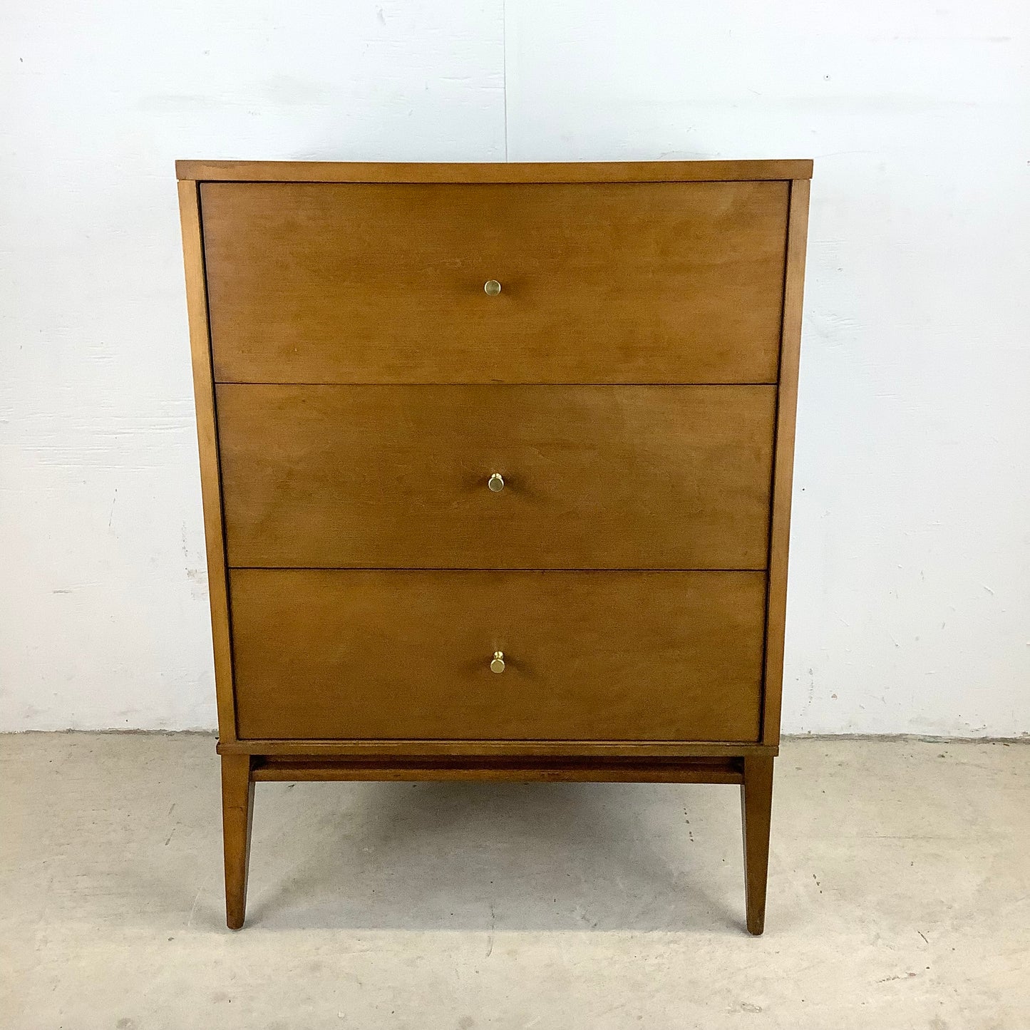 Paul McCobb Three Drawer Nightstand