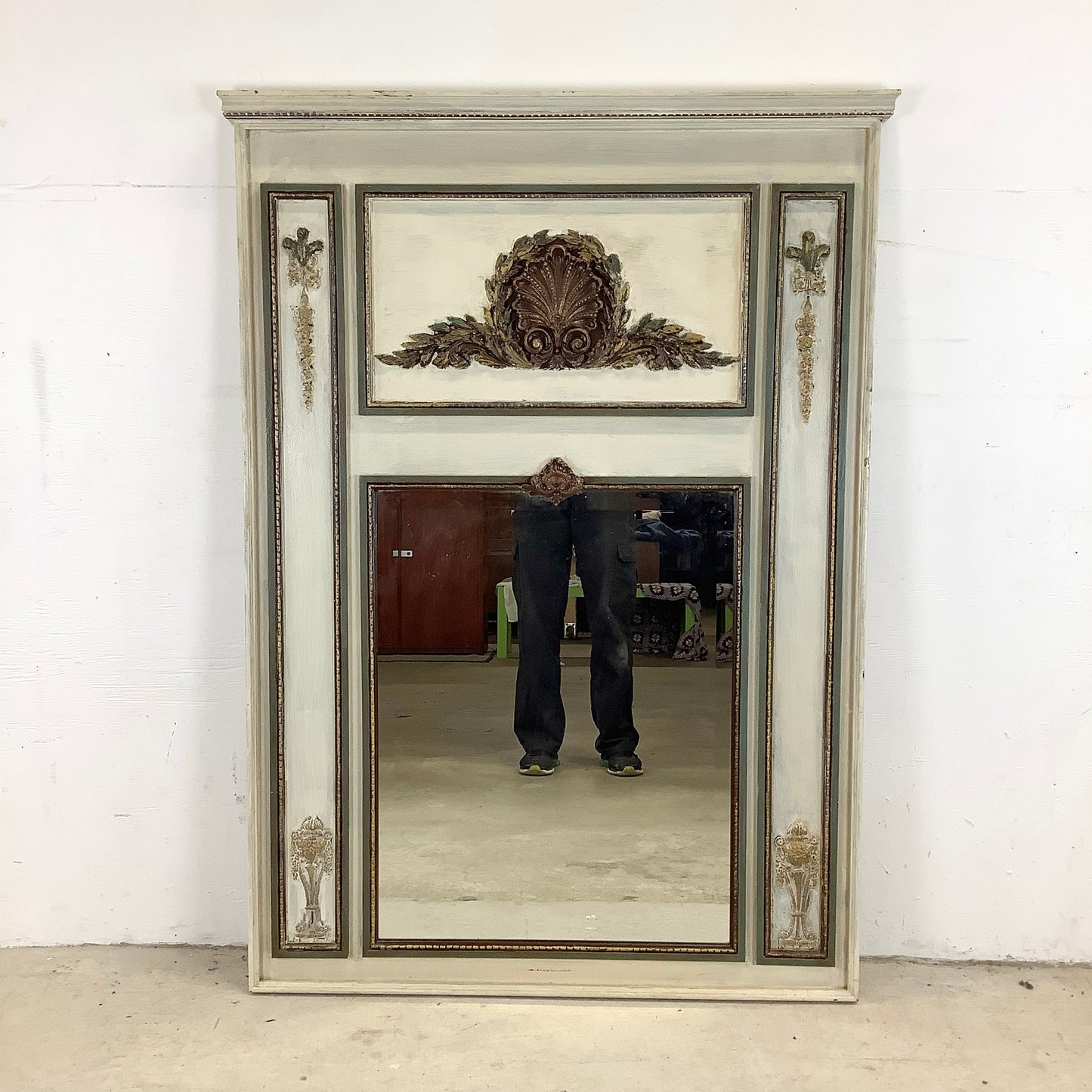 Striking Decorative Trumeau Mirror