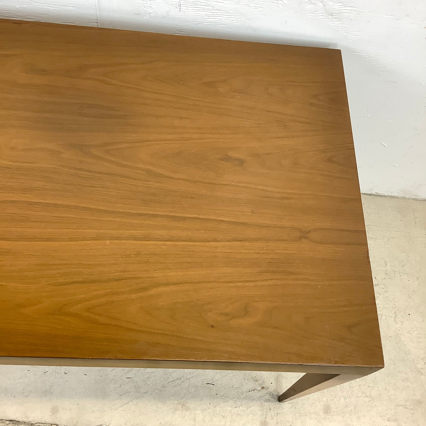 Mid-Century Tall Wooden End Table