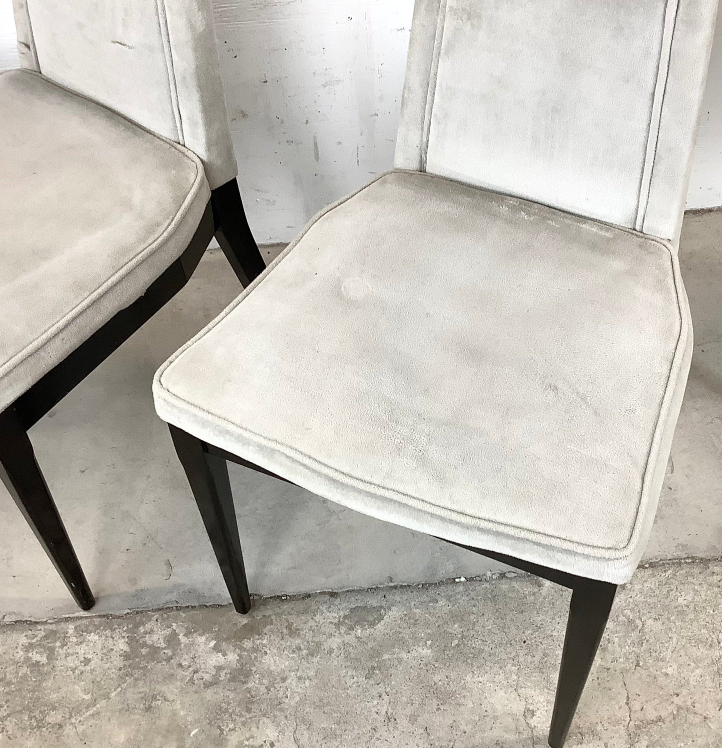 Mid-Century High Back Dining Chairs- four