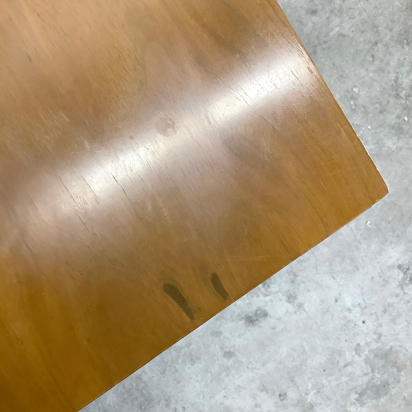 Mid-Century Dining Table With One Leaf