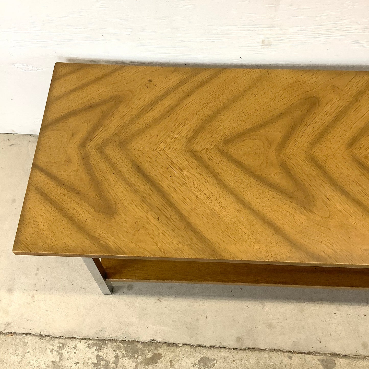 Long Mid-Century Two Tier Coffee Table