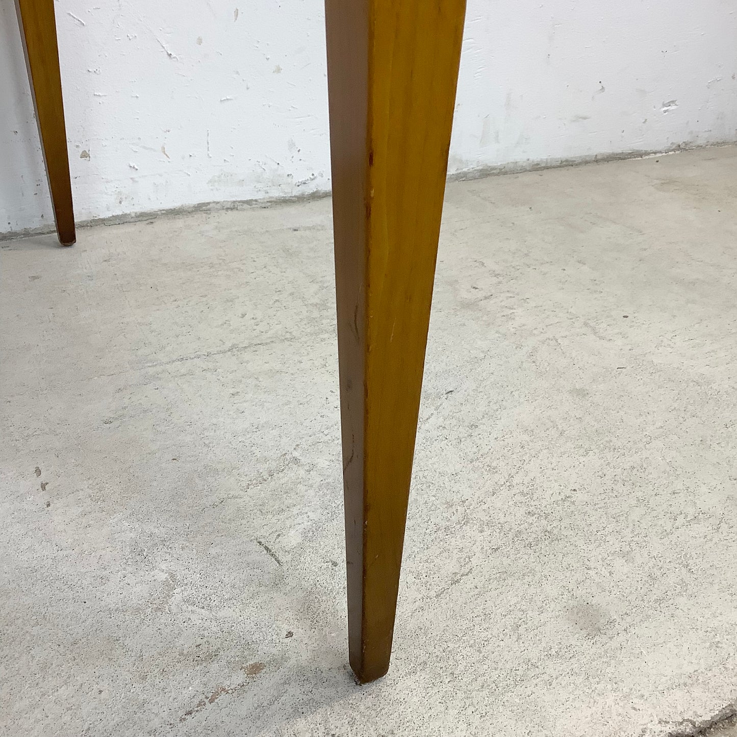 Mid-Century Tall Wooden End Table