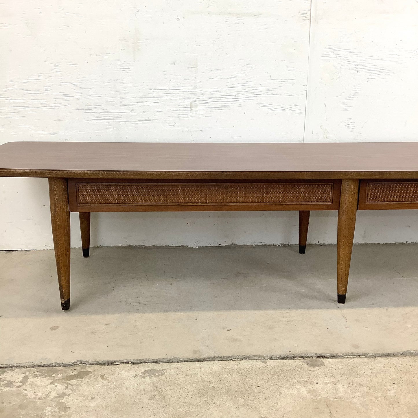 Mid-Century Coffee Table With Drawers by American of Martinsville