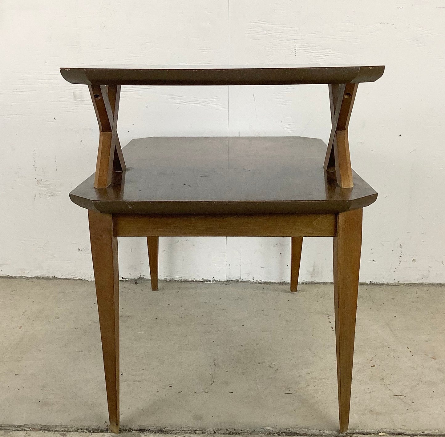 Mid-Century Two Tier End Table