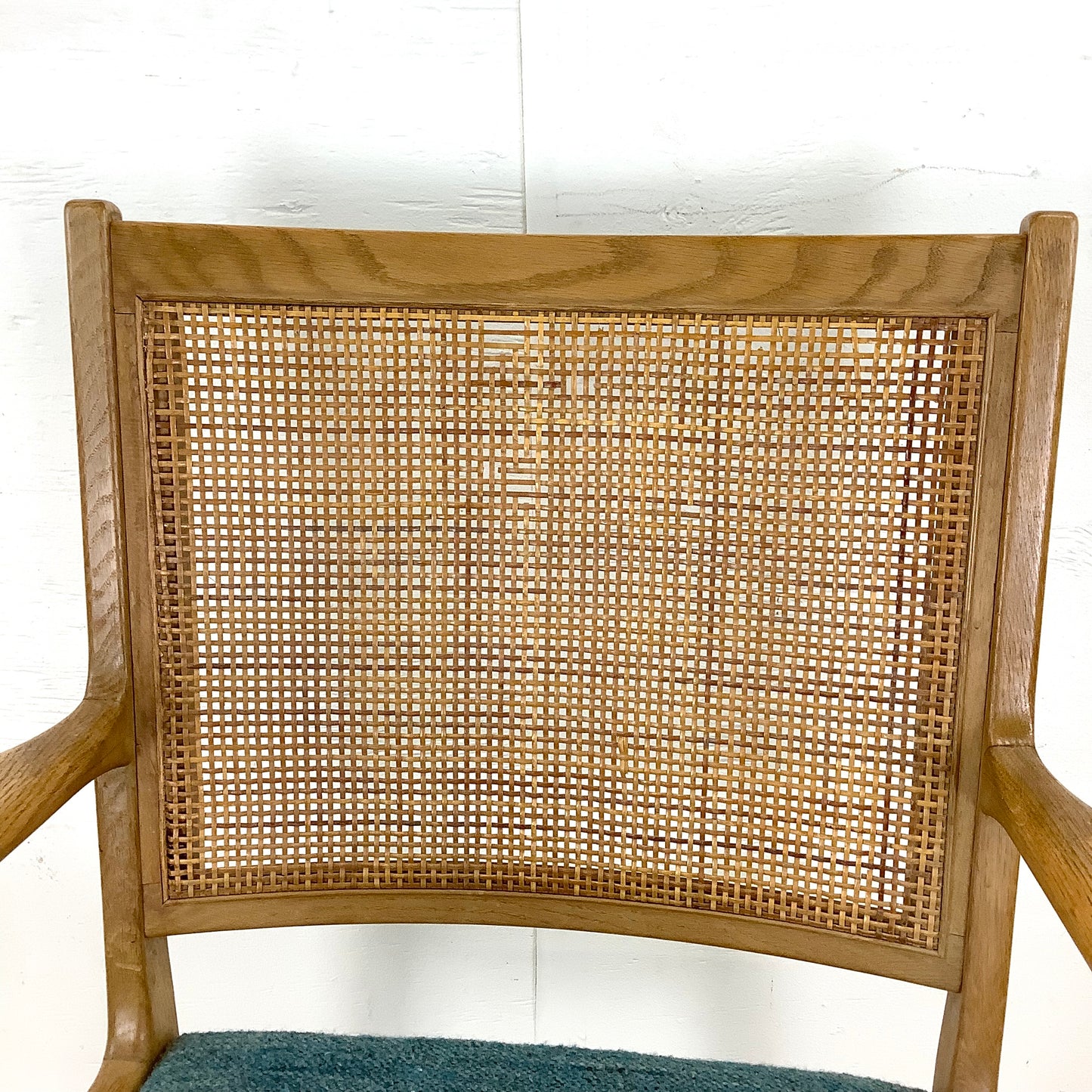 Vintage Mid-Century Cane Back Armchair