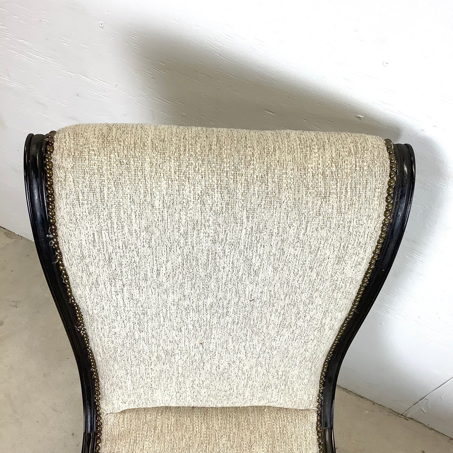 Pair Vintage Modern Slipper Chairs