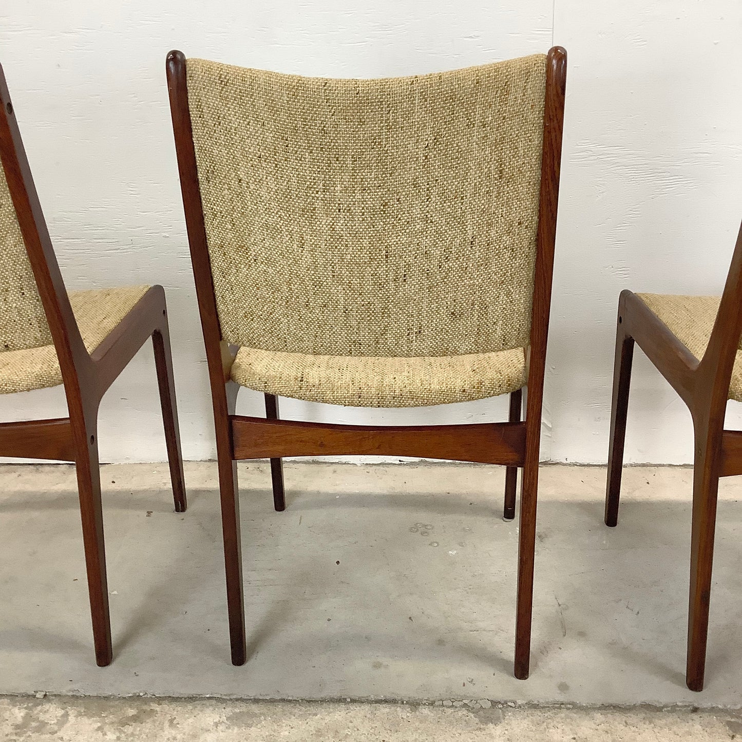 Vintage Modern Rosewood Dining Chairs- Set of Four