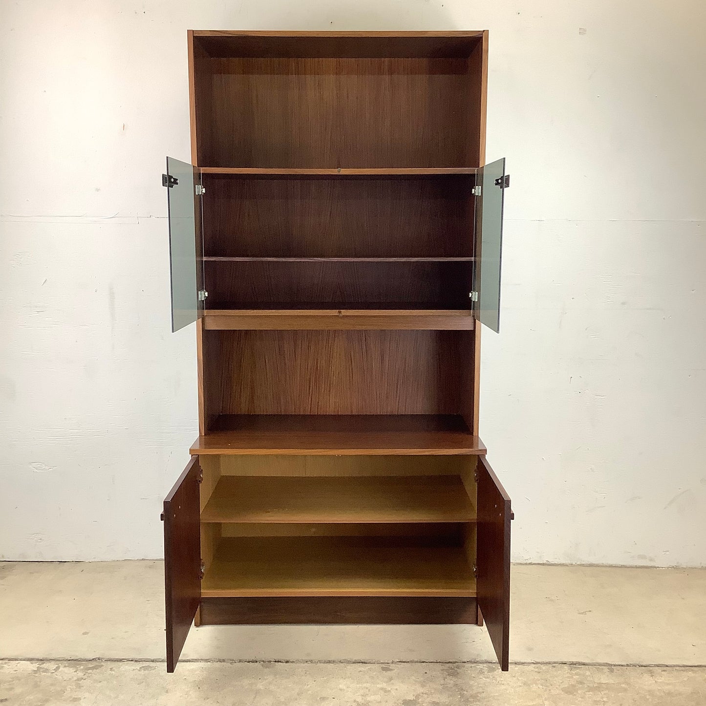 Scandinavian Modern Rosewood Bar Cabinet or Bookshelf