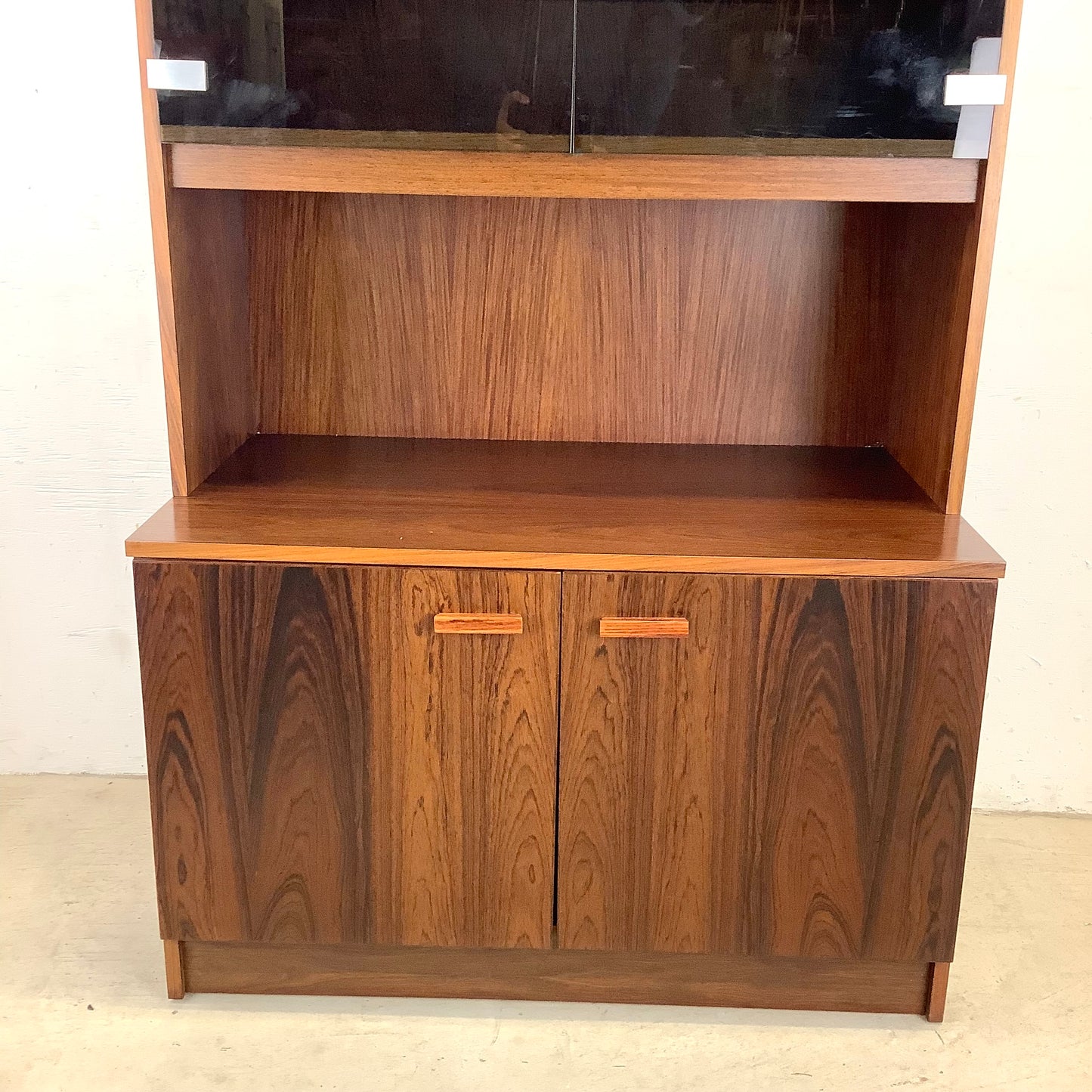 Scandinavian Modern Rosewood Bar Cabinet or Bookshelf