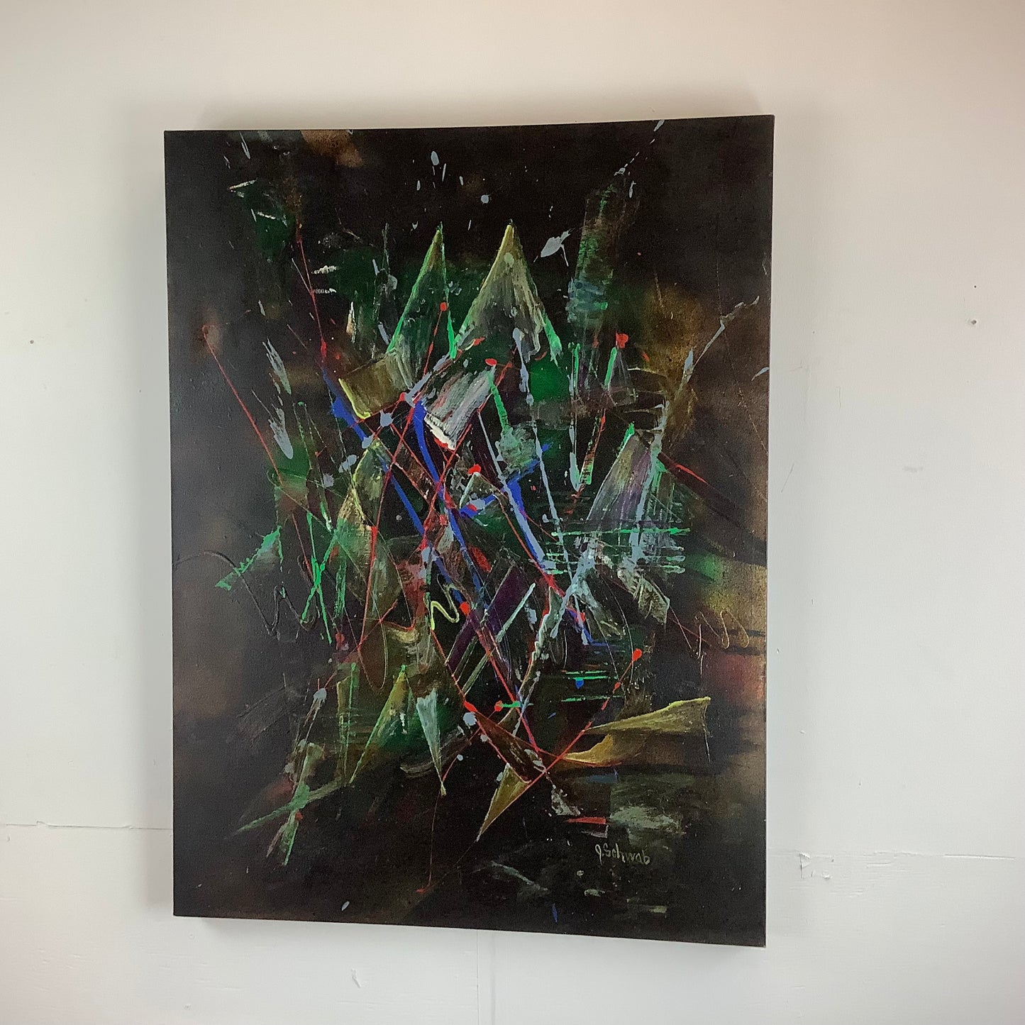 Contemporary Modern Abstract Painting by j.Schwabb