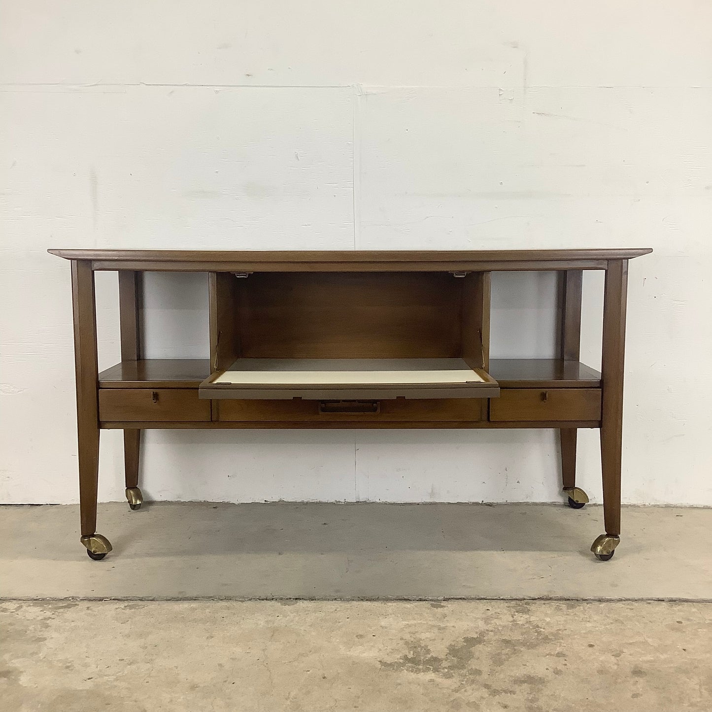 Mid-Century Bar Cart From White Furniture