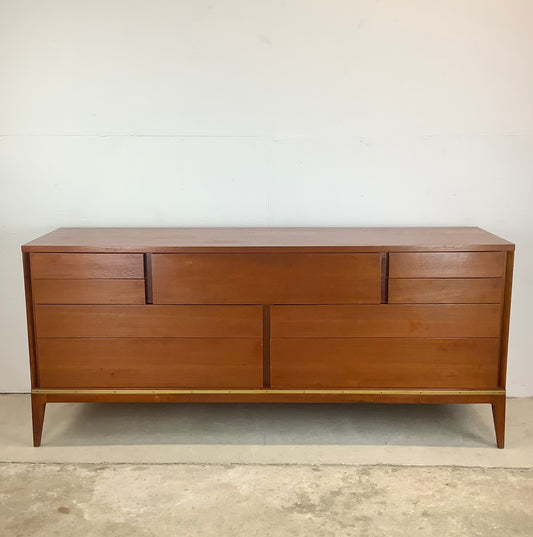 Mid-Century Modern Nine Drawer Dresser