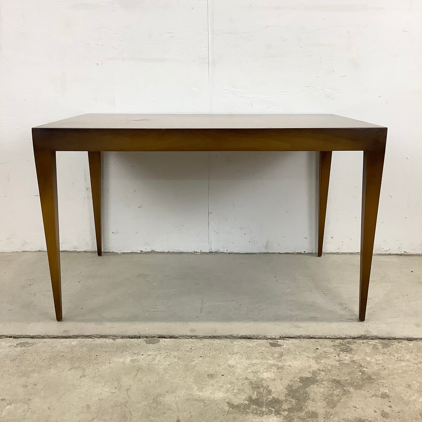 Mid-Century Tall Wooden End Table