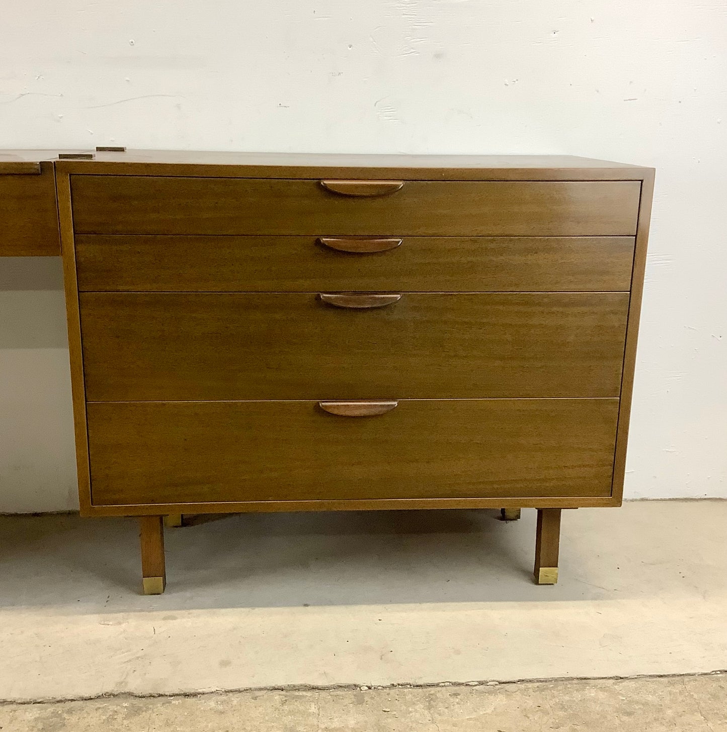 Mid-Century Dresser Set With Vanity by Harvey Probber