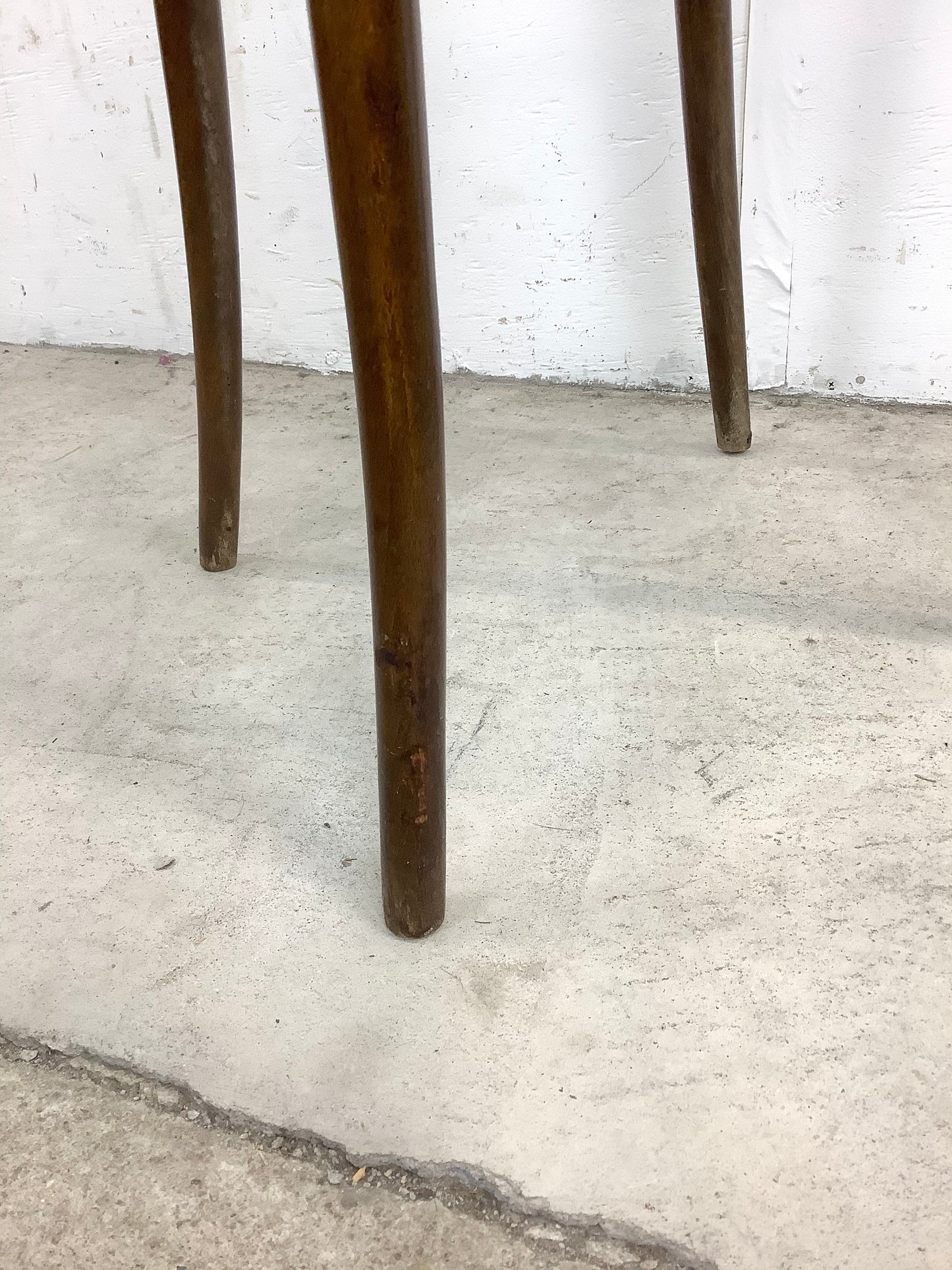 Vintage Cane Seat Thonet Style Barstool