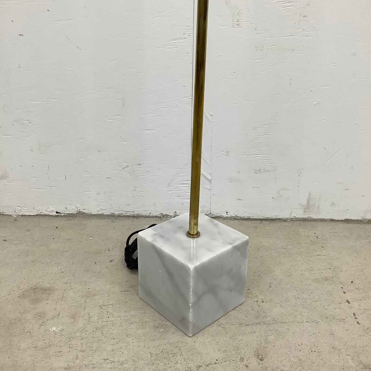 Vintage Marble Base Floor Lamp Attr. Robert Sonneman for George Kovacs
