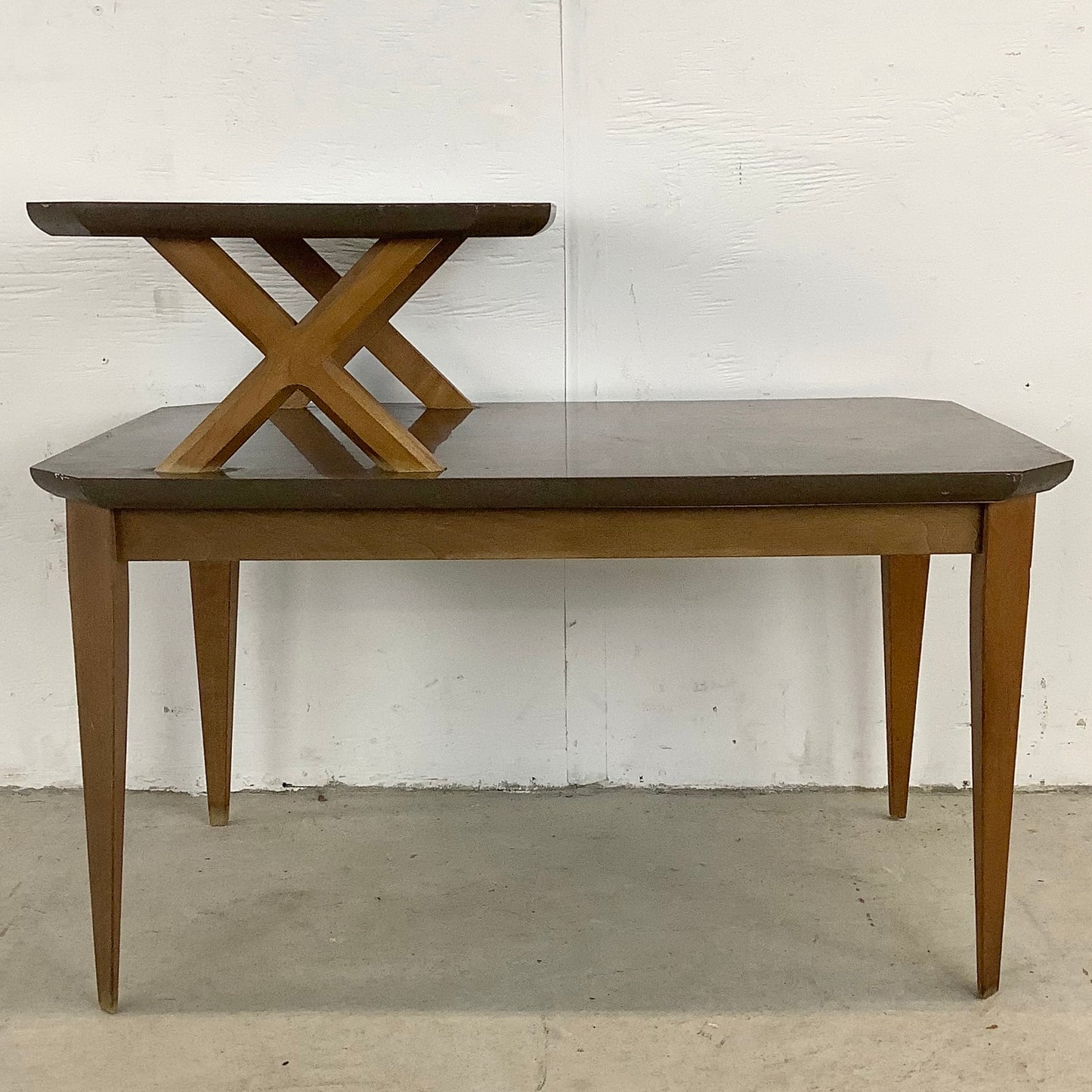 Mid-Century Two Tier End Table